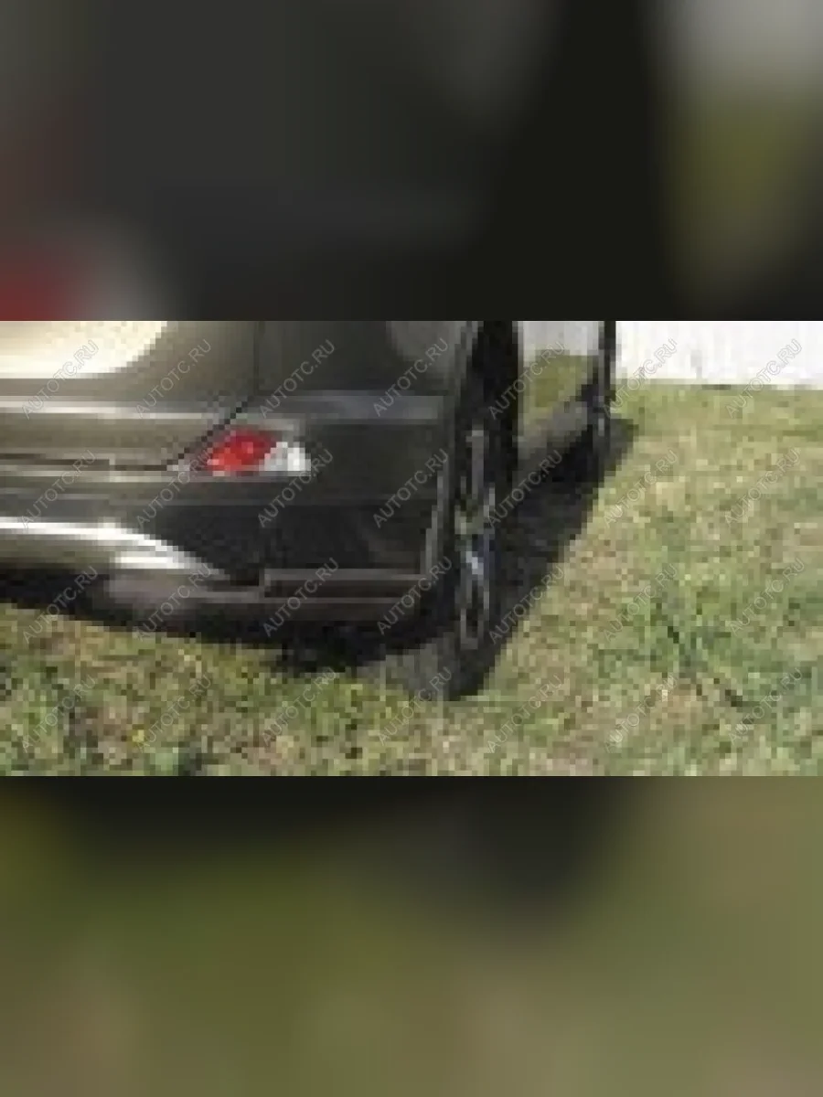 Защита заднего бампера уголки d57+d42 двойные Slitkoff Hyundai Tucson JM (2004-2010) ( Сталь с полимерным покрытием в цвет черный)  в Воронеже Воронежской области