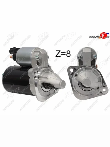Стартер (1.4 kW/ Z-8) SAT Hyundai Solaris RBr седан дорестайлинг (2010-2014)