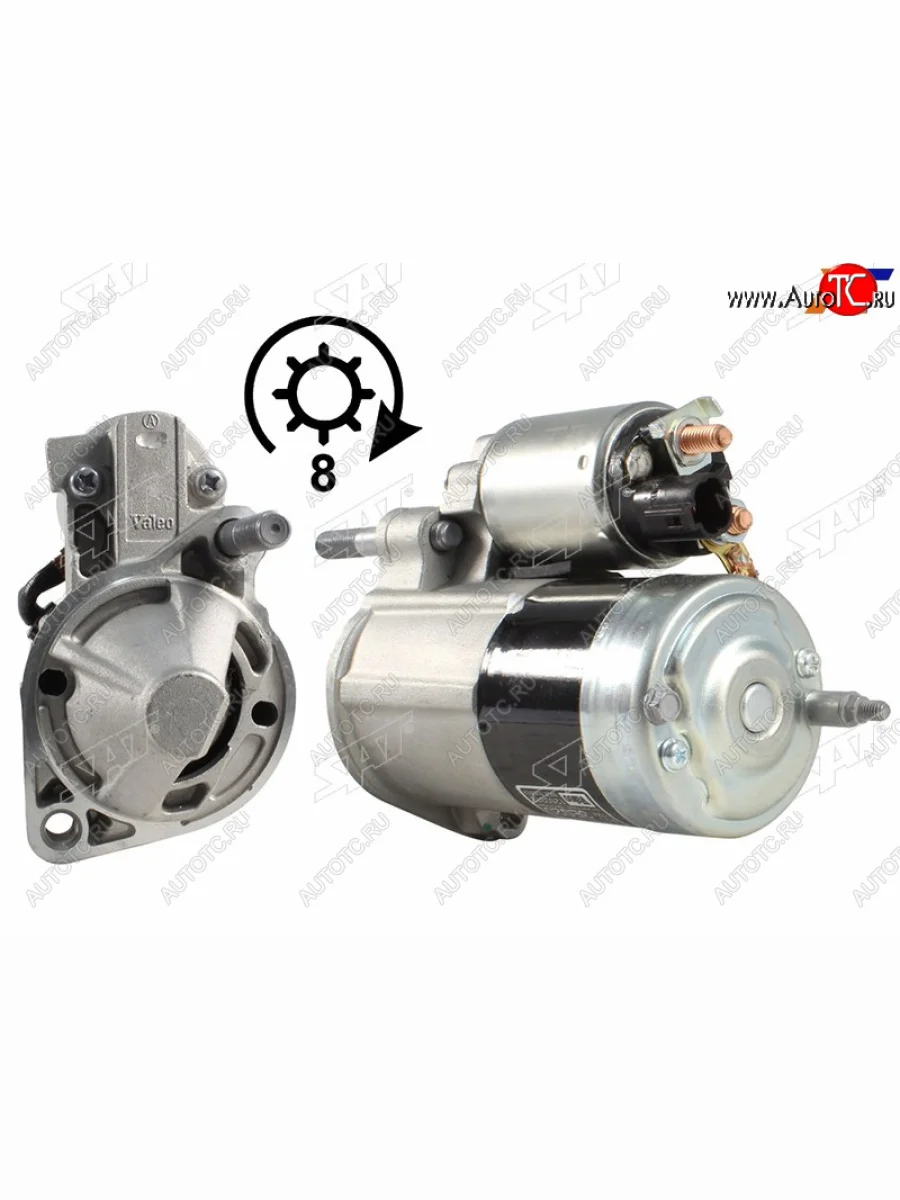 Стартер (1.2 kW/ Z-8) SAT KIA Carens UN (2006-2013)  в Перми Пермском крае