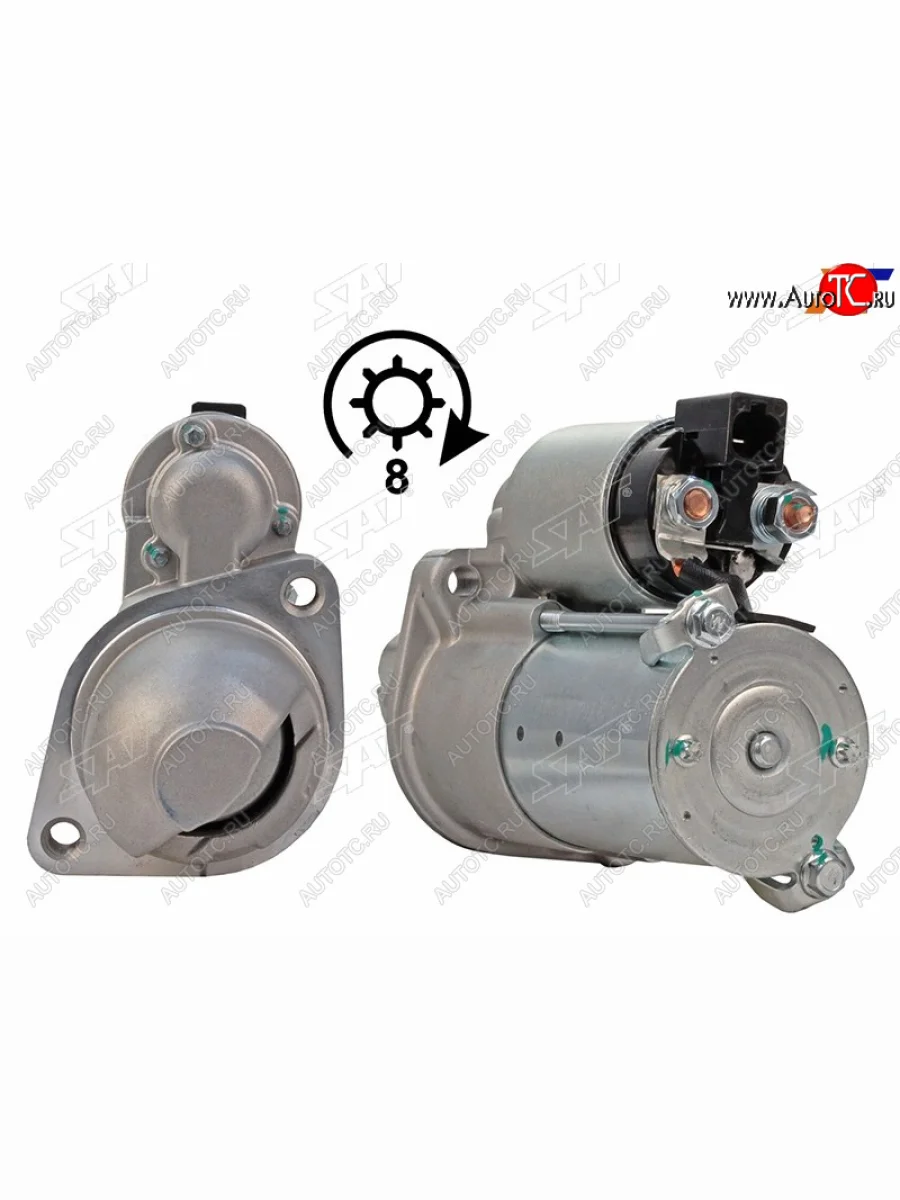 Стартер (1.2 kW/ Z-8) SAT Hyundai Sonata YF (2009-2014)  в Керчи Республика Крым