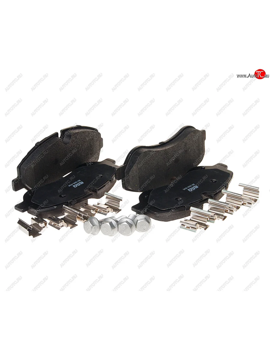 Комплект передних колодок дисковых тормозов (4 шт.) BSG Ford Transit цельнометаллический фургон (2014-2022)  в Керчи Республика Крым
