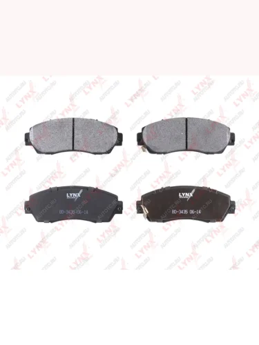 Комплект передних колодок дисковых тормозов (4 шт.) LYNX Honda Odyssey 3 (2004-2008)