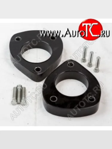 Передние проставки для увеличения клиренса (2 шт., крепеж) KLIRENSPLUS (30 мм) CITROEN C4 aircross (2012-2017), CITROEN C4 Cactus (2014-2025), CITROEN C4 picasso  3D (2014-2018), Mitsubishi Colt ( Z20, Z30 хэтчбэк 3 дв.,  Z30) (2008-2012), Peugeot 308  T9 (2013-2022)