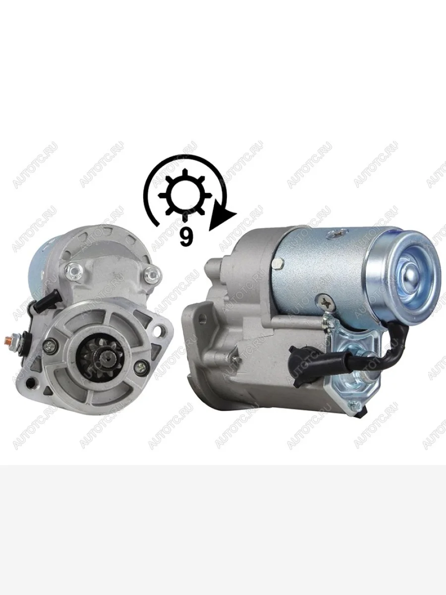 Стартер (2 kW/ Z=9) SAT Hyundai Santa Fe CM рестайлинг (2009-2012)  в Самаре Самарской области