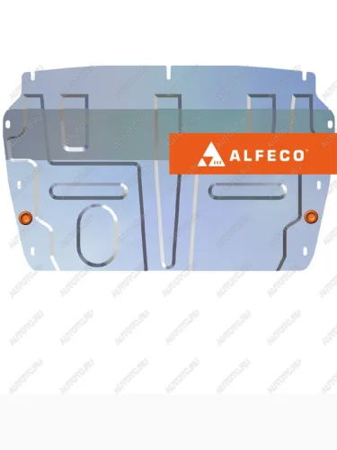 Защита картера и КПП V-2,0T (малая) ALFECO (алюминий 4 мм) Chery Tiggo 8 1 T18 рестайлинг (2019-2023)