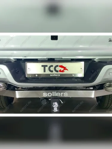 Рамка гос. номера (комплект) ТСС Тюнинг (нанесенная надпись Sollers) Sollers ST6 пикап (2023-2025)