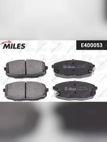 Комплект передних колодок дисковых тормозов (4 шт.) MILES Hyundai Creta GS дорестайлинг (2015-2019)