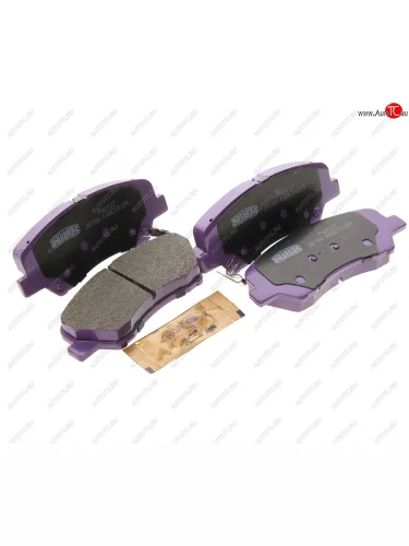 Комплект передних колодок дисковых тормозов (4 шт.) NIBK Hyundai Solaris RBr седан дорестайлинг (2010-2014)