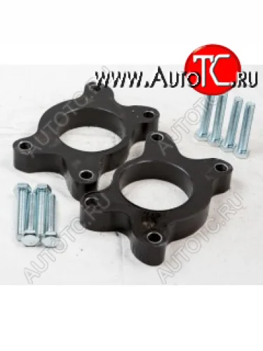 Передние проставки для увеличения клиренса (2 шт., крепеж) KLIRENSPLUS (20 мм) Chrysler Sebring  JR (2000-2003), Dodge Stratus (1994-2006), ГАЗ Волга Сайбер (2008-2010)