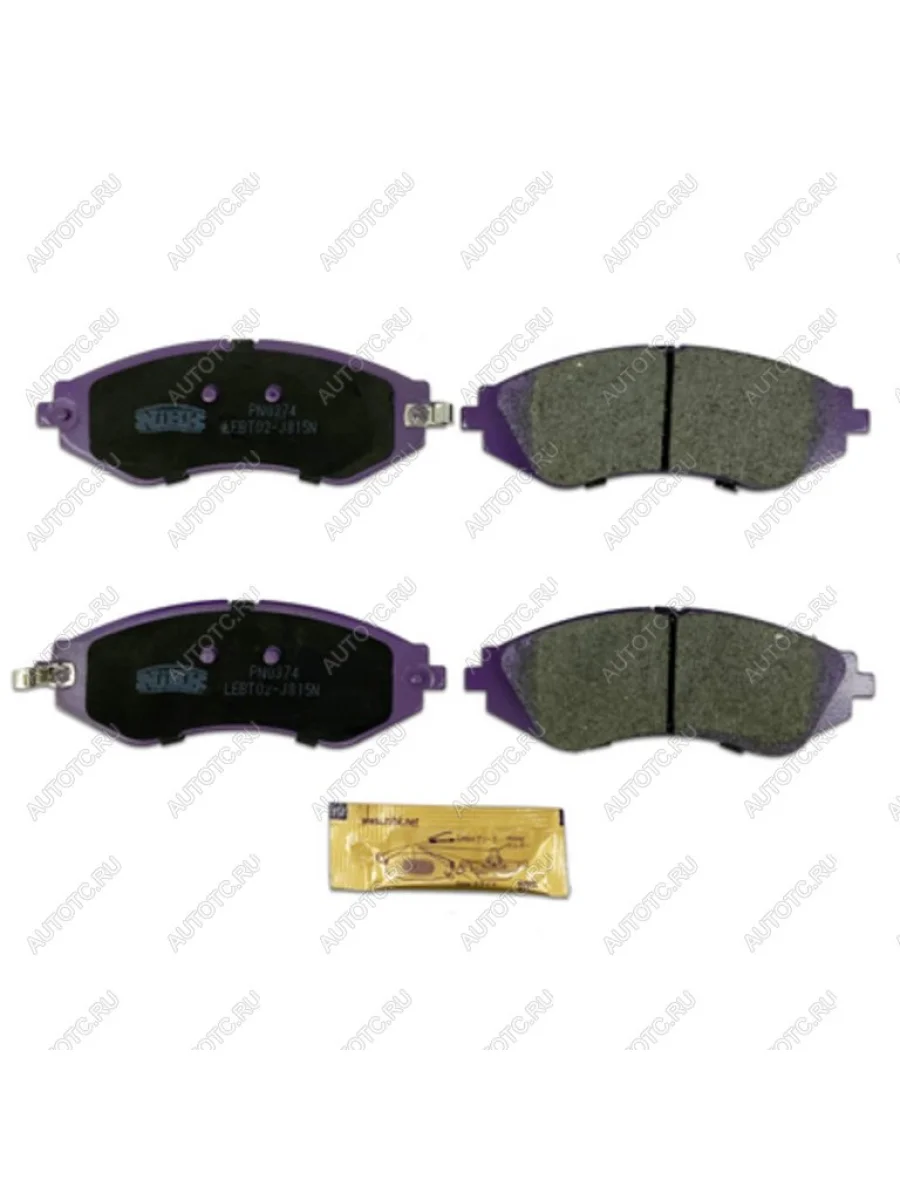 Колодки тормозные передние (4шт.) NIBK Chevrolet Lacetti универсал (2002-2013)  в Керчи Республика Крым