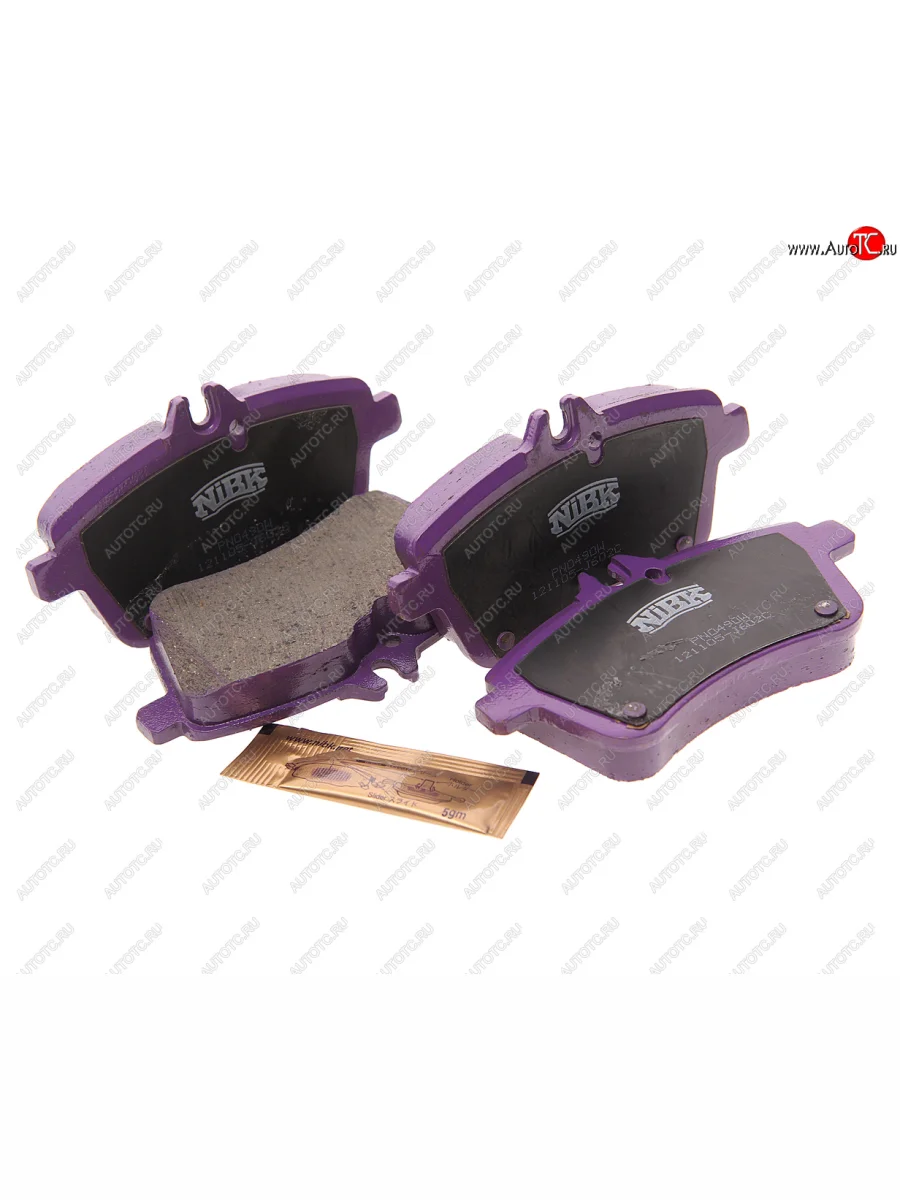 Комплект передних колодок дисковых тормозов (4 шт.) NIBK Mercedes-Benz A class W169 дорестайлинг, хэтчбэк 5 дв. (2005-2008)  в Керчи Республика Крым