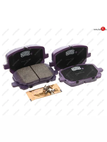 Комплект передних колодок дисковых тормозов (4 шт.) NIBK Toyota Matrix E130 (2003-2008)