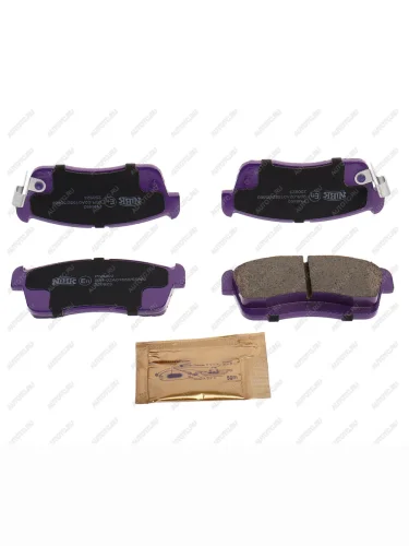 Комплект передних колодок дисковых тормозов (4 шт.) NIBK Toyota Passo 3 дорестайлинг (2016-2018)