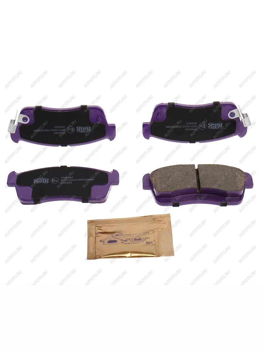 Комплект передних колодок дисковых тормозов (4 шт.) NIBK Toyota Passo 3 дорестайлинг (2016-2018)  в Самаре Самарской области