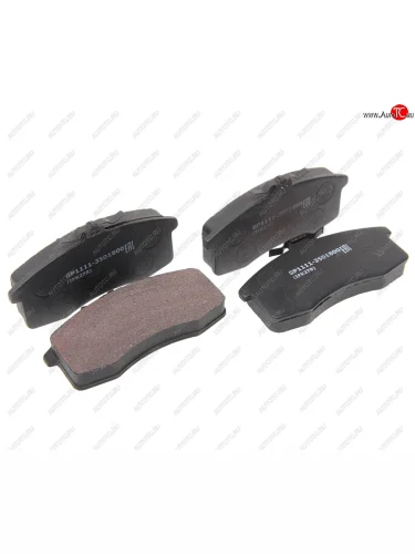 Комплект передних колодок дисковых тормозов (4 шт.) G-PART Лада ВАЗ Ока 1111 (1988-2008)