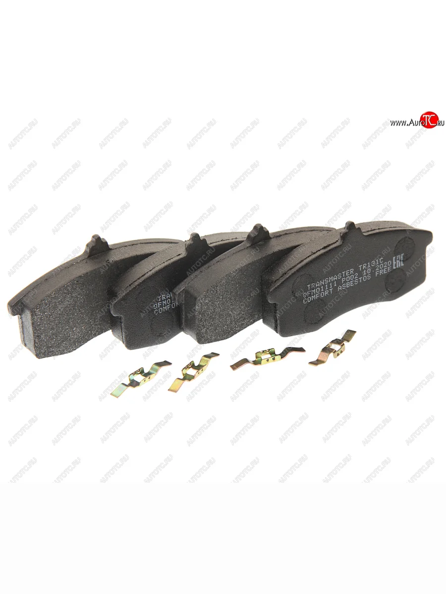 Комплект передних колодок дисковых тормозов (4 шт.) TRANSMASTER Лада ВАЗ Ока 1111 (1988-2008)  в Перми Пермском крае