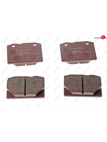 Комплект передних колодок дисковых тормозов (4 шт.) ALLIED NIPPON Лада ВАЗ 2101 (1970-1988)