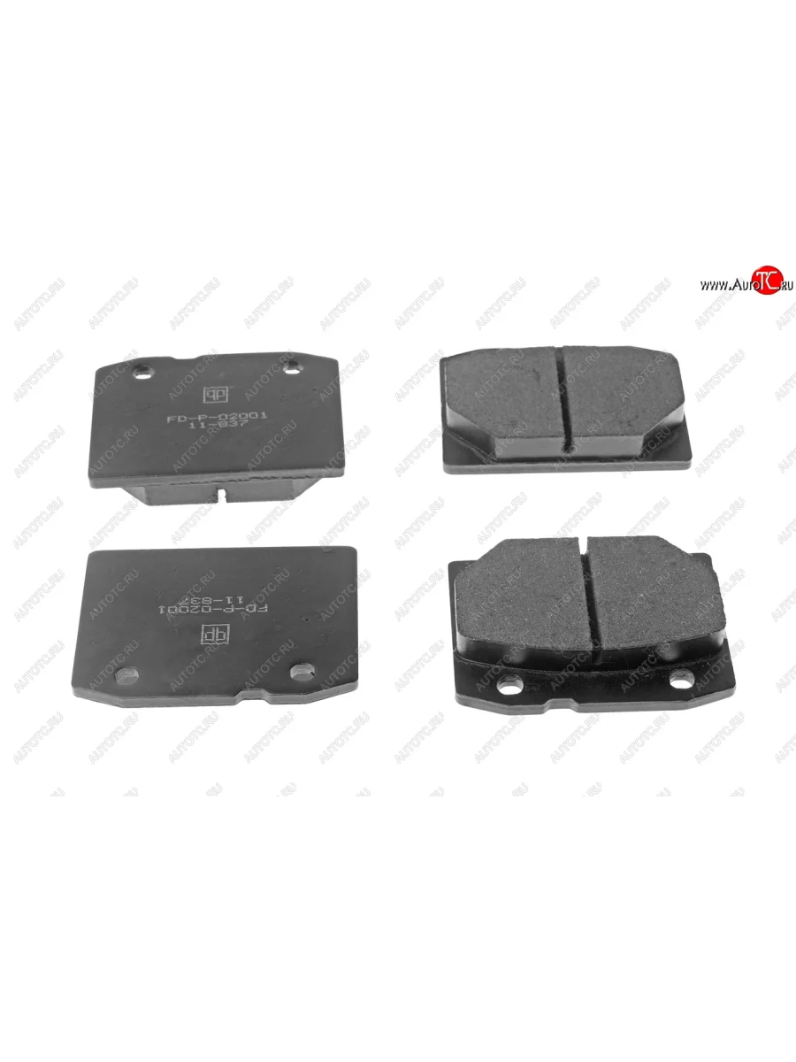 Комплект передних колодок дисковых тормозов (4 шт.) PILENGA Лада ВАЗ 2101 (1970-1988)  в Керчи Республика Крым