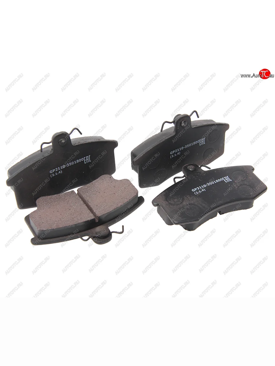 Комплект передних колодок дисковых тормозов (4 шт.) G-PART Лада ВАЗ 2110 седан (1995-2007)  в Керчи Республика Крым