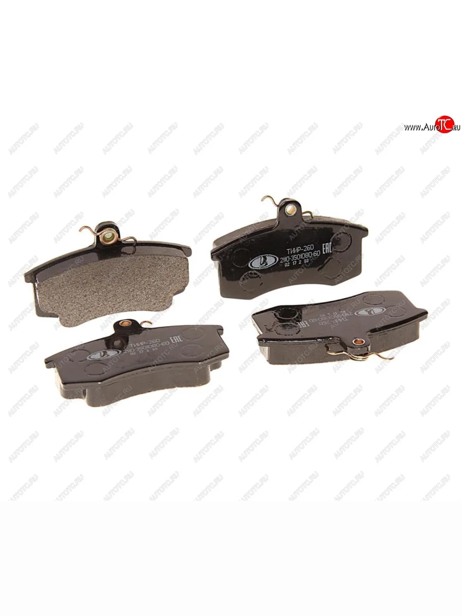 Комплект передних колодок дисковых тормозов (4 шт.) LADA Лада ВАЗ 2110 седан (1995-2007)  в Керчи Республика Крым