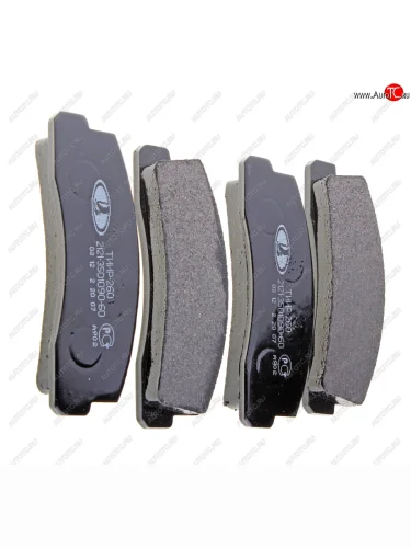 Комплект передних колодок дисковых тормозов (4 шт.) LADA Лада ВАЗ нива 4х4 2121 (Legend) 3 дв. 2-ой рестайлинг (2021-2025)