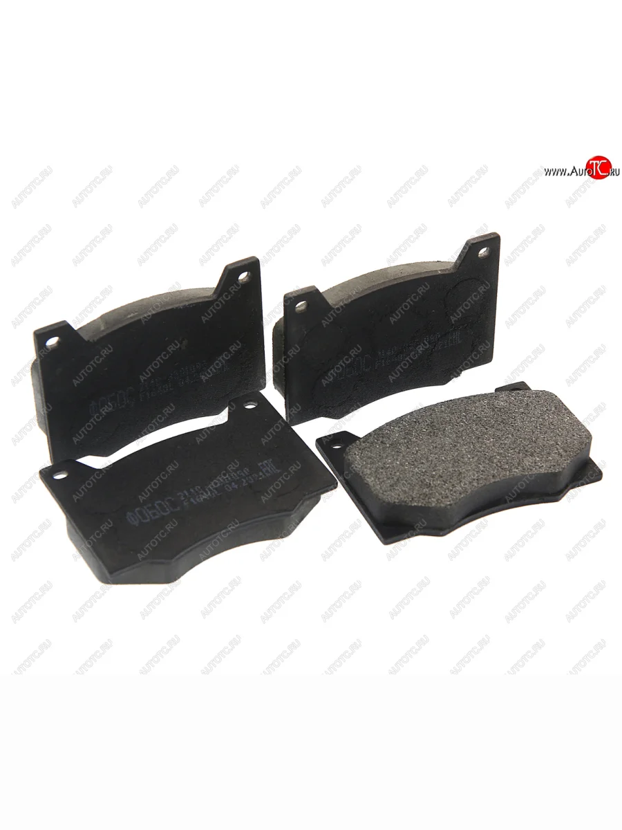 Комплект передних колодок дисковых тормозов (4 шт.) ФОБОС ГАЗ 3102 Волга (1981-2008)  в Перми Пермском крае