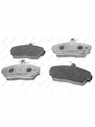 Комплект передних колодок дисковых тормозов (4 шт.) GAZ ГАЗ 3110 Волга (1997-2005)