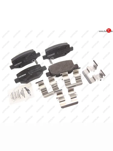 Комплект задних колодок дисковых тормозов (4шт.) PATRON Geely Coolray SX11 дорестайлинг (2018-2023)