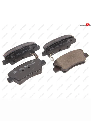 Комплект задних колодок дисковых тормозов (4шт.) GEELY Geely Emgrand X7 2-ой рестайлинг (2019-2021)