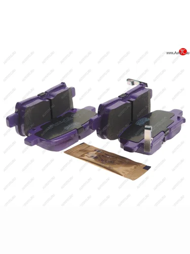 Комплект задних колодок дисковых тормозов (4шт.) NIBK Honda Pilot YF1 дорестайлинг (2002-2005)