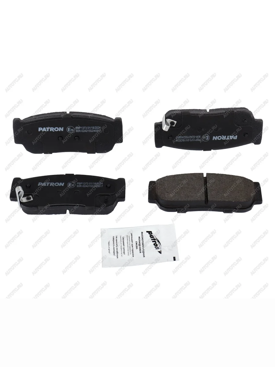 Комплект задних колодок дисковых тормозов (4шт.) PATRON Hyundai Santa Fe CM дорестайлинг (2006-2009)  в Керчи Республика Крым