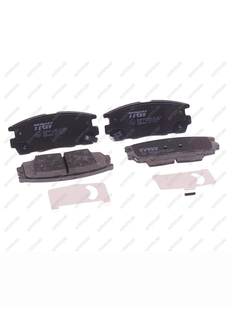 Комплект задних колодок дисковых тормозов (4шт.) TRW Opel Antara (2006-2010)  в Керчи Республика Крым