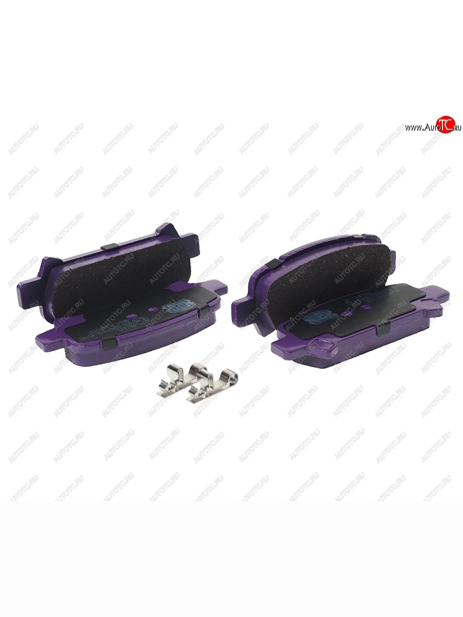 Комплект задних колодок дисковых тормозов (4шт.) NIBK Subaru Forester SG дорестайлинг (2002-2005)  в Перми Пермском крае