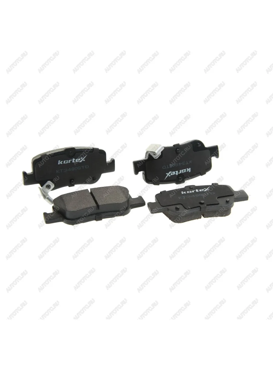 Комплект задних колодок дисковых тормозов (4шт.) KORTEX Toyota Auris E150 хэтчбэк 5 дв. дорестайлинг (2006-2010)  в Керчи Республика Крым