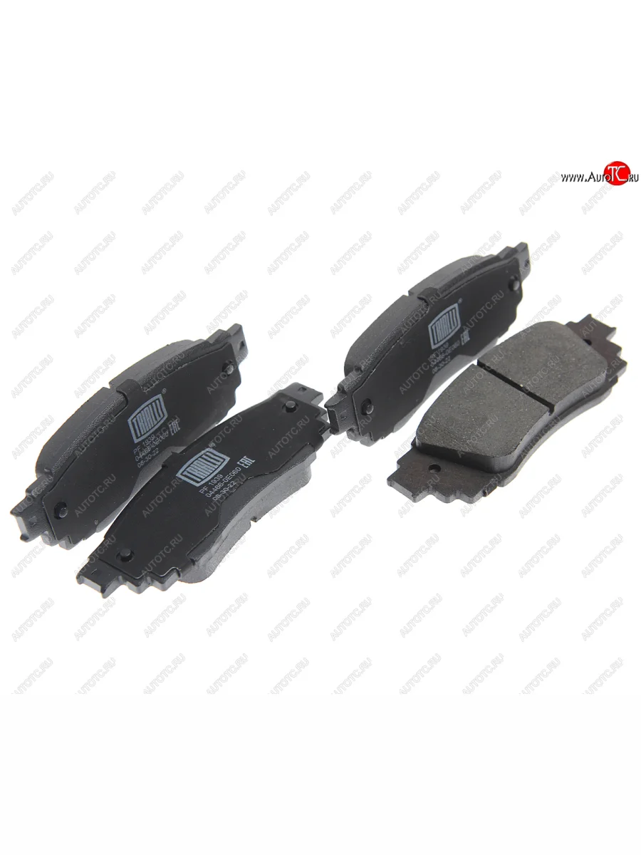 Комплект задних колодок дисковых тормозов (4шт.) TRIALLI Toyota Camry XV70 дорестайлинг (2017-2021)  в Керчи Республика Крым