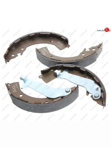 Колодки тормозные барабанные задние (4 шт.) MEGAPOWER Hyundai Solaris RBr седан дорестайлинг (2010-2014)