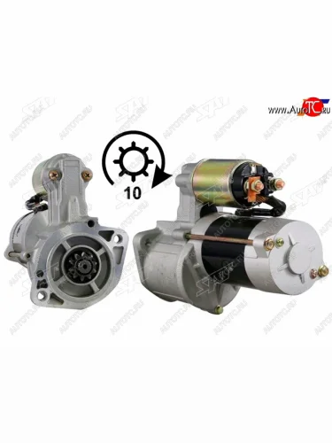 Стартер (2. kW Z=10) SAT Mitsubishi Galant 8  дорестайлинг седан (1996-1998)