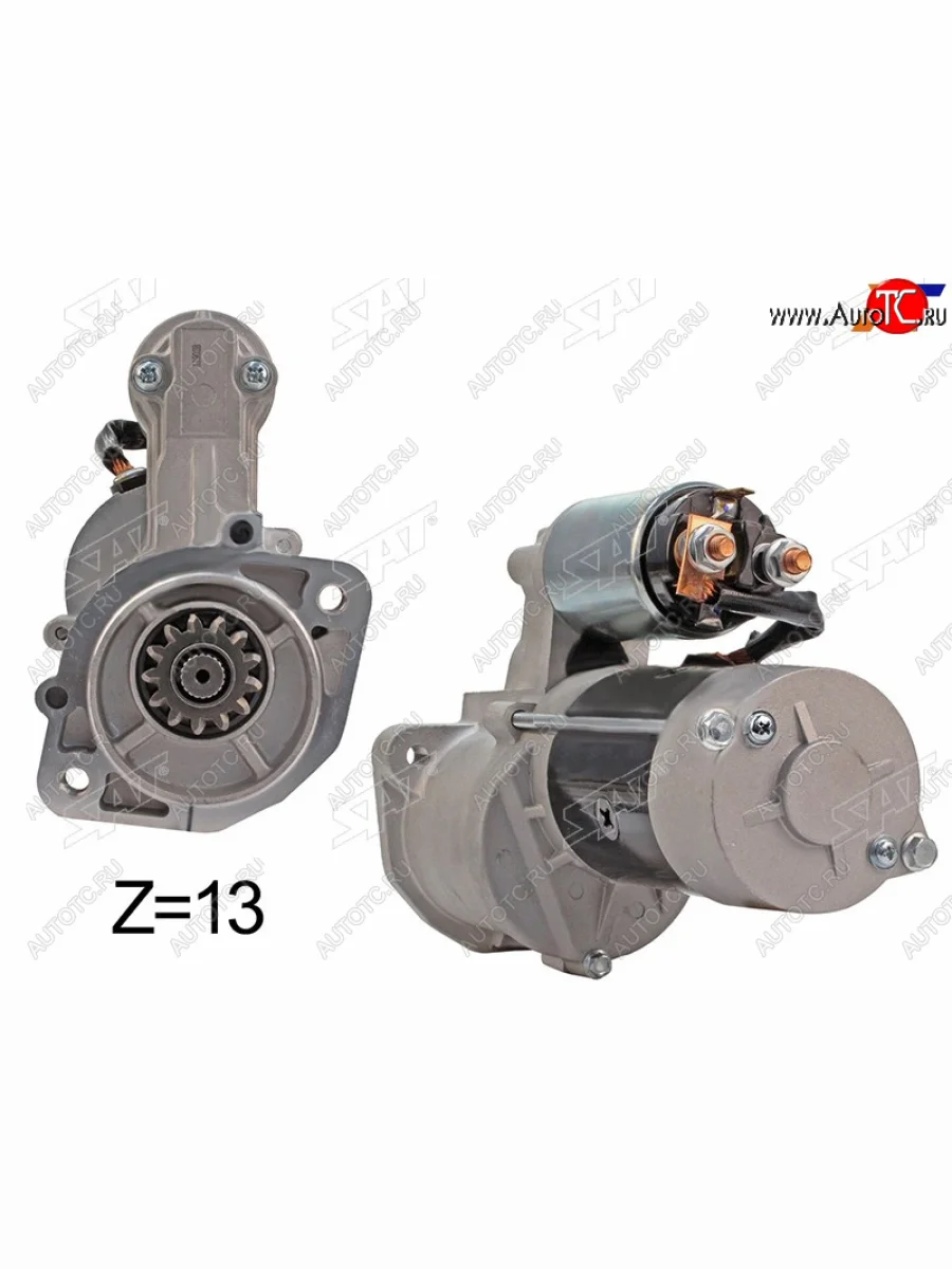 Стартер (2.2 kW Z=13) SAT Mitsubishi Pajero 1 L040 (1982-1991)  в Перми Пермском крае