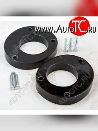 Передние проставки для увеличения клиренса (2 шт., крепеж) KLIRENSPLUS (30 мм) Peugeot 206 ( хэтчбэк 5 дв.,  хэтчбэк 3 дв.,  универсал) (1998-2009) 2AC дорестайлинг, 2EK рестайлинг, 2AC рестайлинг