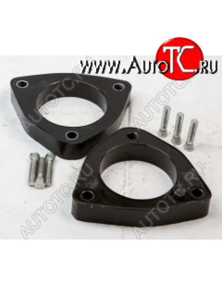 Передние проставки для увеличения клиренса (2 шт., крепеж) KLIRENSPLUS Hyundai Matrix 1 FC дорестайлинг (2001-2005) (30 мм)  в Керчи Республика Крым