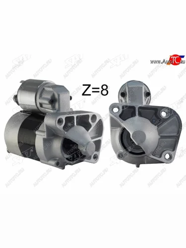 Стартер (1, kW Z=8) SAT Лада ВАЗ Ларгус дорестайлинг R90 (2012-2021)