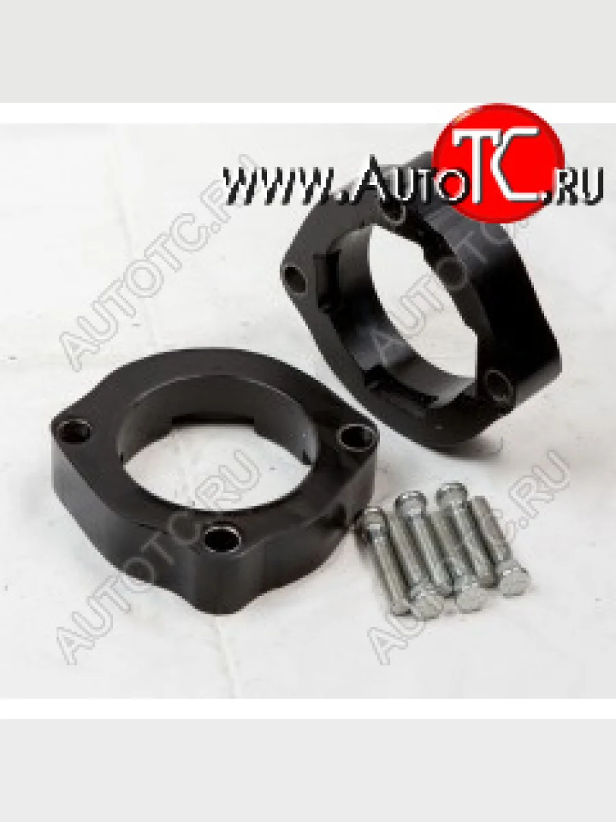 Передние проставки для увеличения клиренса (2 шт., крепёж) KLIRENSPLUS  Toyota  Raum, Starlet  P90 (40 мм)  в Самаре Самарской области