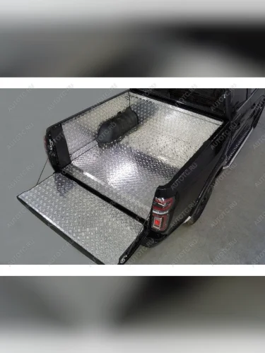 Защитный алюминиевый вкладыш в кузов автомобиля (комплект) ТСС Тюнинг JAC T9 Pickup Double Cab (2021-2025)