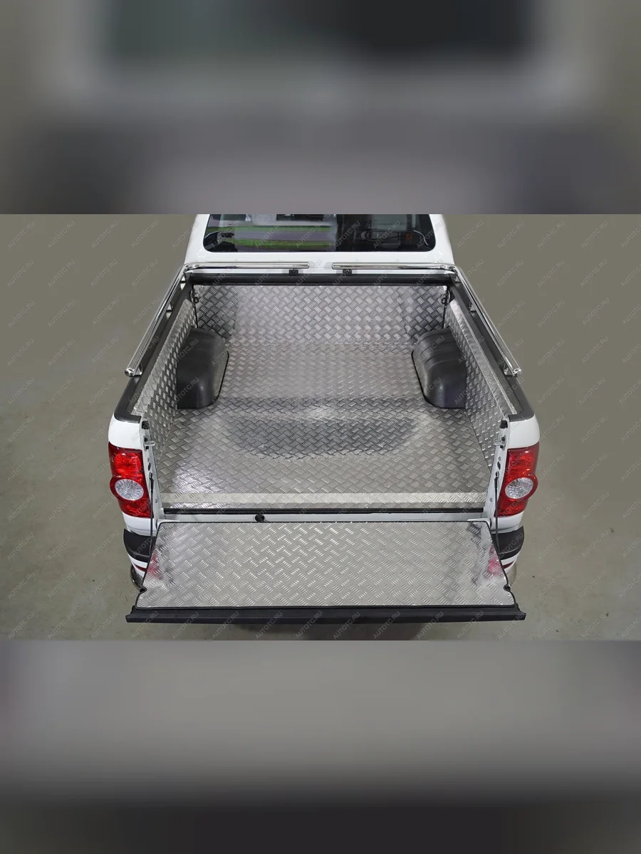 Защитный алюминиевый вкладыш в кузов автомобиля (комплект) ТСС Тюнинг Sollers ST6 пикап (2023-2025) (алюминий)  в Самаре Самарской области