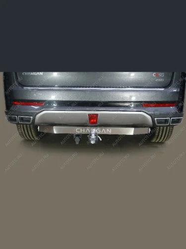 Фаркоп (тягово-сцепное устройство)(2.0L 4WD) ТСС Тюнинг (шар Е, нержавейка) Changan CS95 (2023-2025)