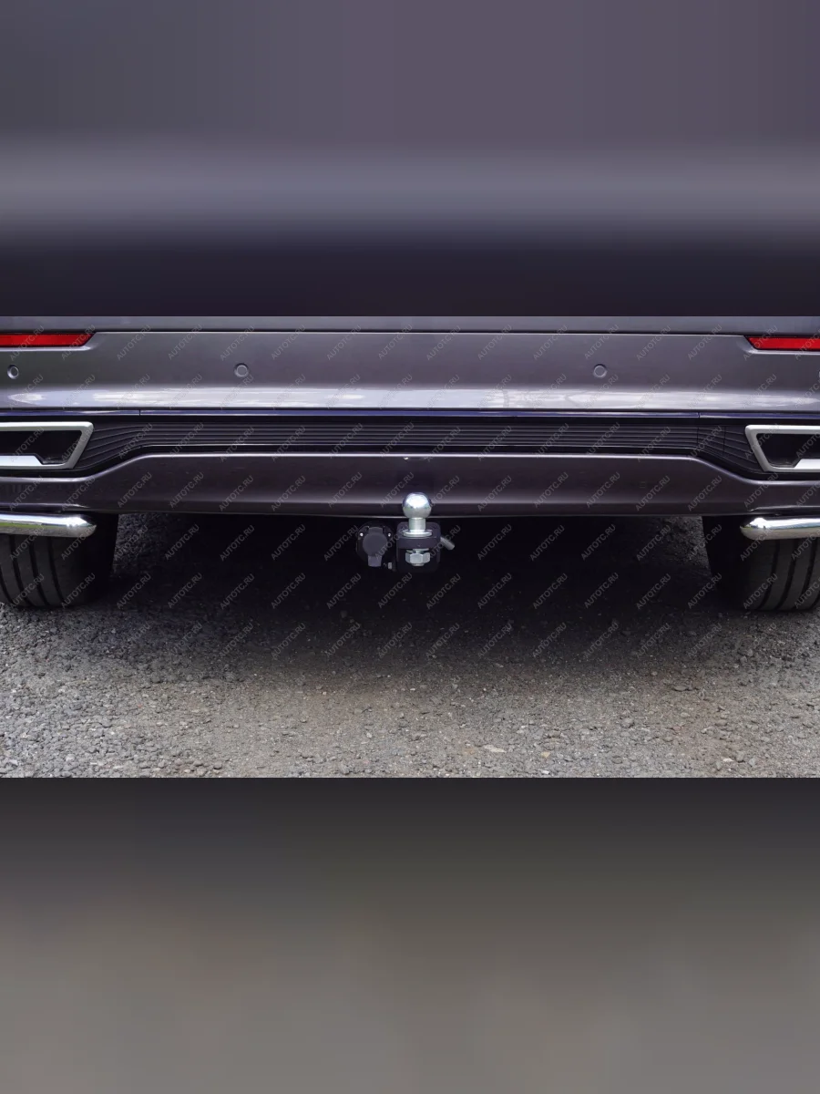 Фаркоп (тягово-сцепное устройство) ТСС Тюнинг JAECOO J8 (2024-2025) (шар Е)  в Самаре Самарской области