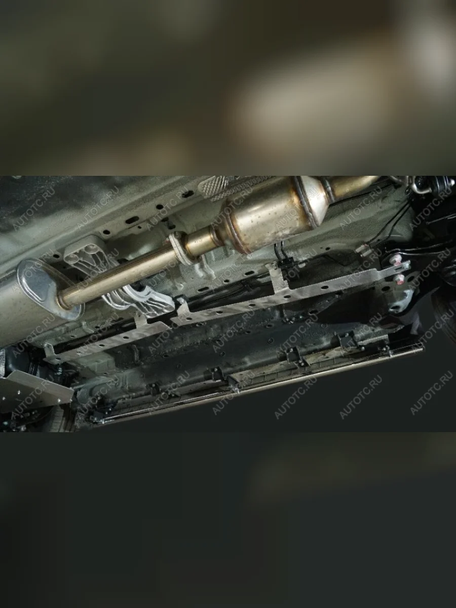 Защита топливной магистрали (2L 4WD 2024)(2 шт) ТСС Тюнинг Jetour T2 (2024-2025) (алюминий 2 мм)  в Керчи Республика Крым