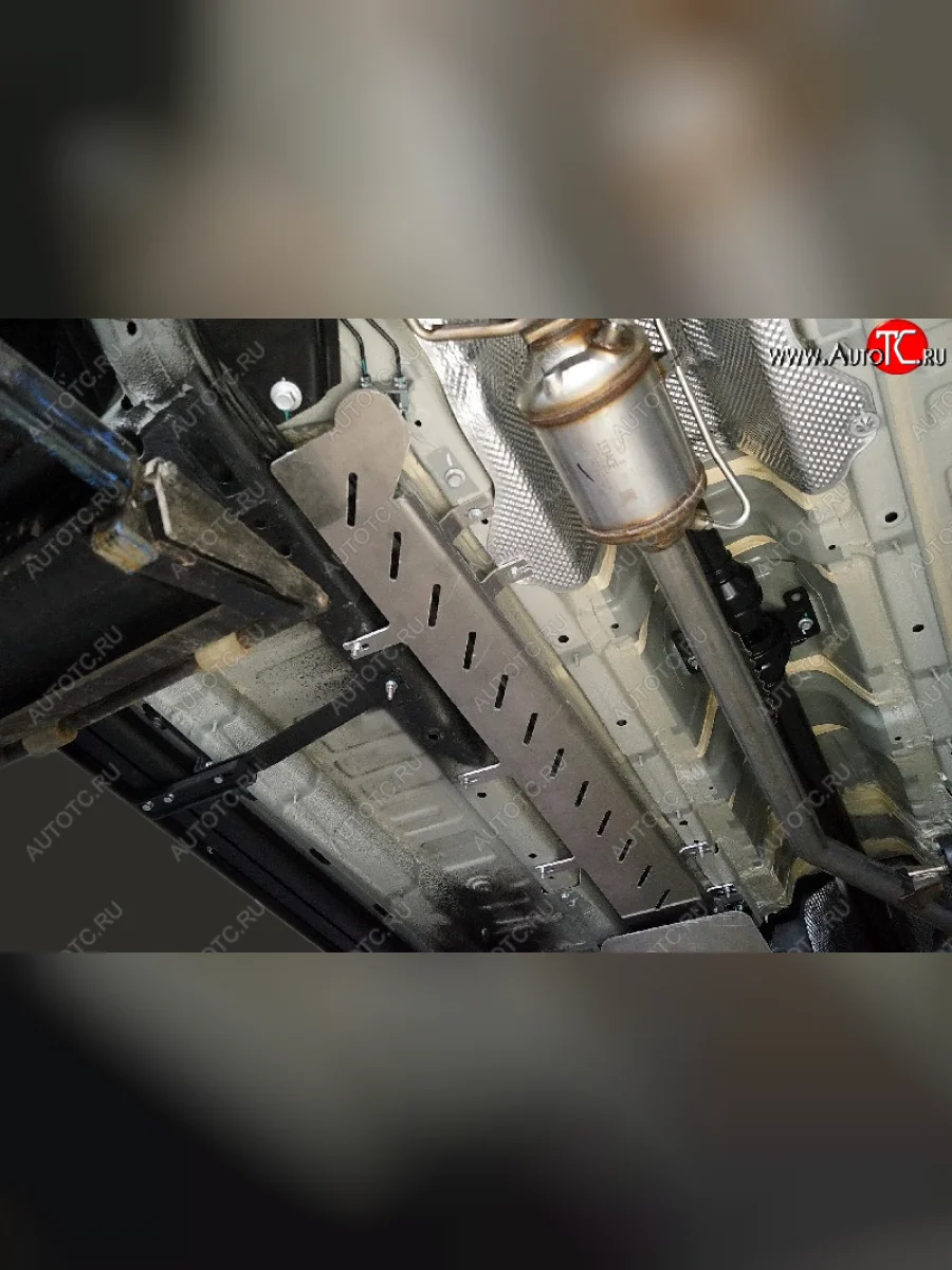 Защита топливной магистрали (2 шт) ТСС Тюнинг EXEED RX (2022-2025) (алюминий 4 мм)  в Керчи Республика Крым