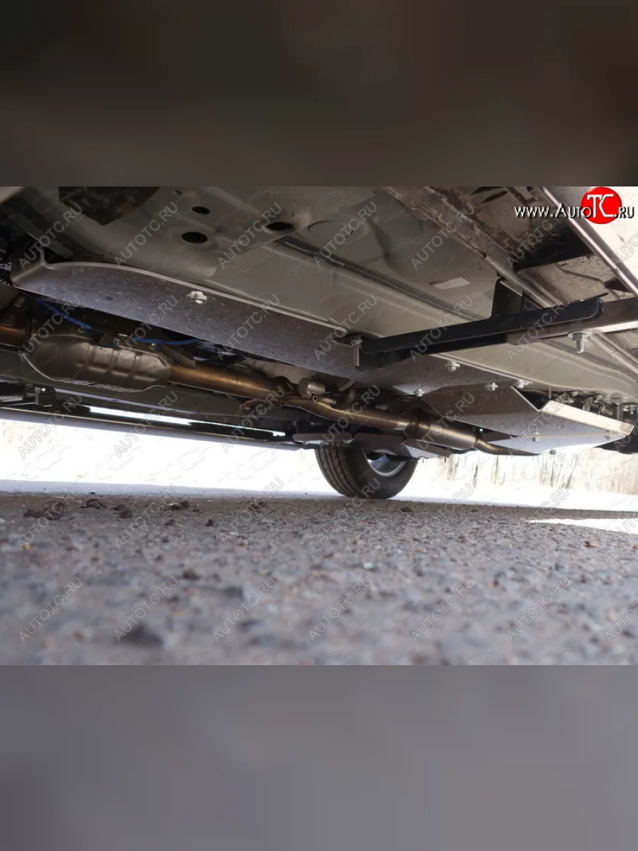 Защита топливной магистрали (2 шт) ТСС Тюнинг Mazda CX-5 KF (2016-2025) (алюминий 4 мм)  в Перми Пермском крае