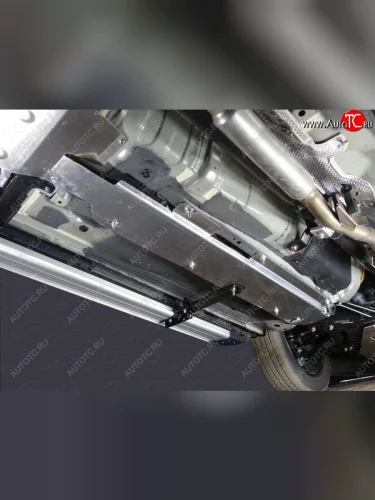 Защита топливной магистрали ТСС Тюнинг (алюминий 4 мм) Mitsubishi Eclipse Cross GK дорестайлинг (2017-2021)